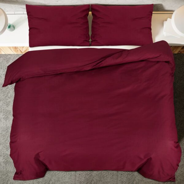 Voodipesukomplekt, Bordoo, 240X220 Cm, Puuvill Punane - Image 5