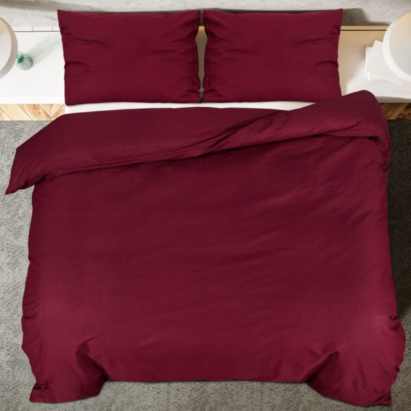 Voodipesukomplekt, Bordoo, 225 X 220 Cm, Puuvill Punane - Image 5