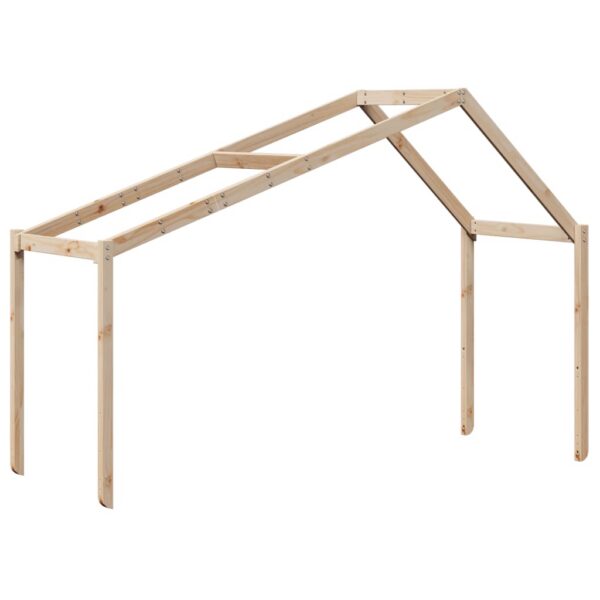 Kõrge voodi redeli ja katusega, Männipuit - Image 6