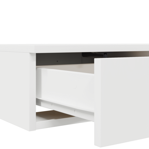 Voodi sahtlid, Valge, 180X36,5X16,5cm, Tehispuit - Image 9