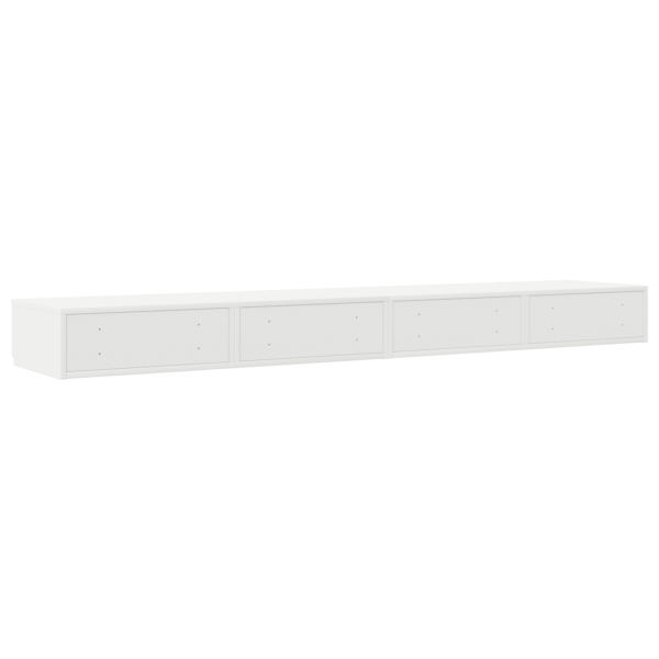 Voodi sahtlid, Valge, 180X36,5X16,5cm, Tehispuit - Image 8